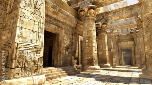 Unveiling the Ancient Past: 3D Reconstruction of an Egyptian Temple Complex