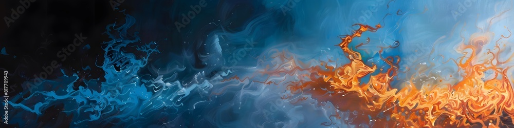 Fototapeta premium fire background