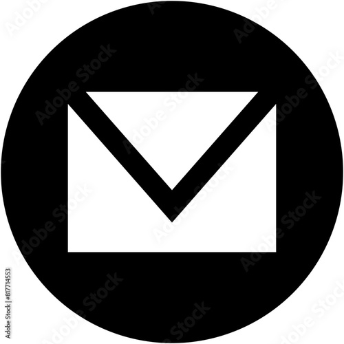 Black emails vector icon pack. Mail icon set. email icon vector. E-mail icon. Envelope illustration.