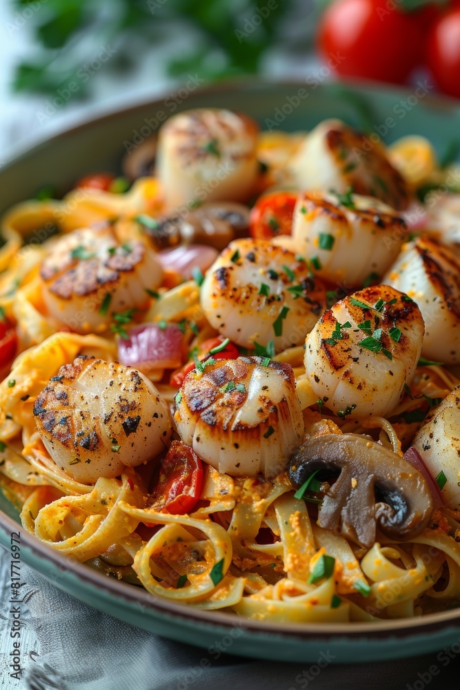 Scallop Cream Pasta Scallop Cream Pasta