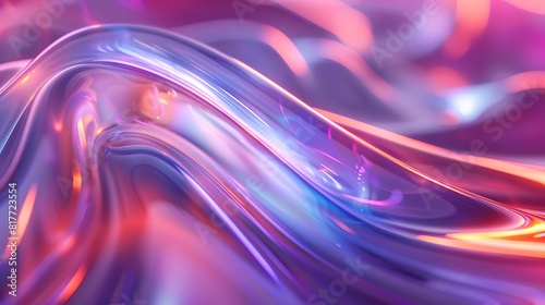 Abstract purple and blue background with curved design