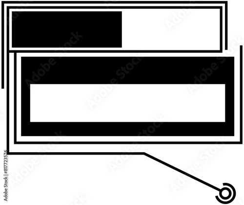 Сallouts titles .Digital callouts .Callouts titles banner . Callouts titles banner. Futuristic callouts template, digital line text frame boxes and callout label .
