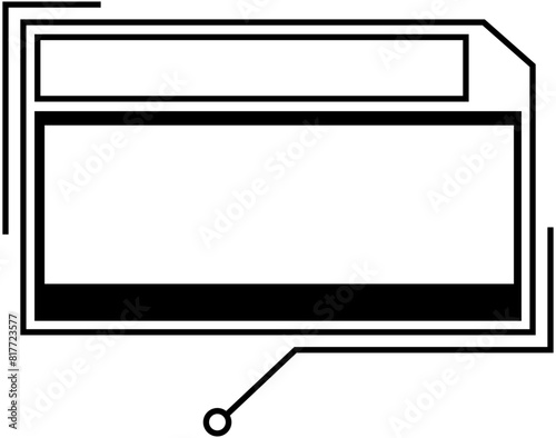 Сallouts titles .Digital callouts .Callouts titles banner . Callouts titles banner. Futuristic callouts template, digital line text frame boxes and callout label .
