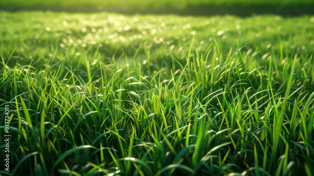 Natural landscape of a green seeded field on a sunny day. Sprouted sprouts on an agricultural field. Agriculture and gardening concept. Natural landscape of a green seeded field on a sunny day. Sprouted sprouts on an agricultural field. Agriculture and gardening concept.