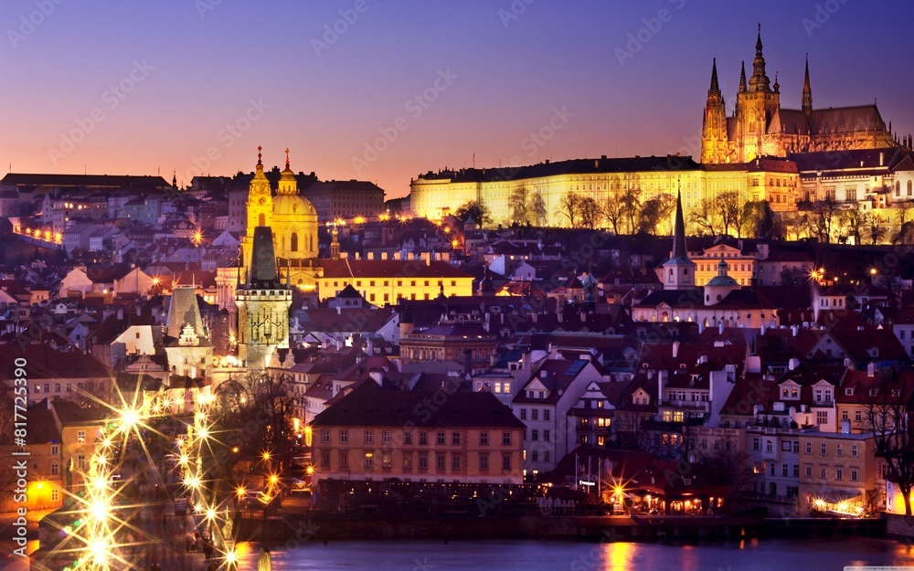 Fototapeta premium Charles bridge city