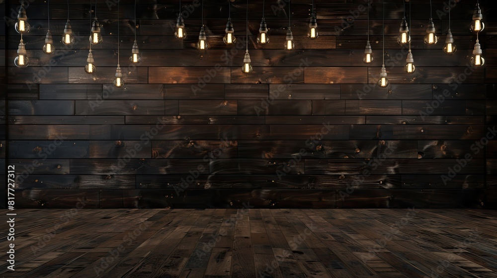 Illuminate Your Ideas: A Group of Light Bulbs on Wooden Background Illuminate Your Ideas: A Group of Light Bulbs on Wooden Background