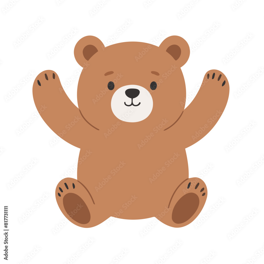 Cute Bear for children's bedtime stories vector illustration Cute Bear for children's bedtime stories vector illustration
