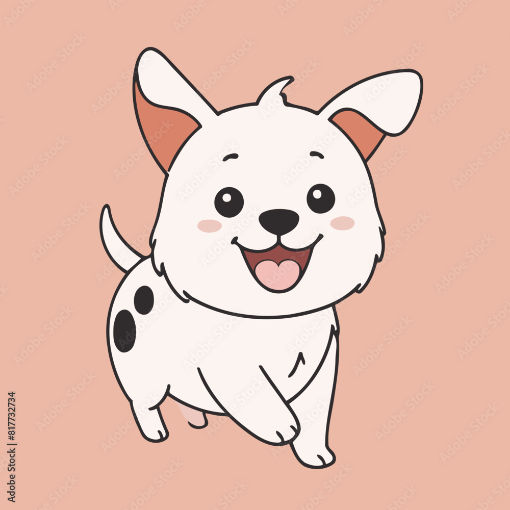 Cute Dog for children's books vector illustration Cute Dog for children's books vector illustration