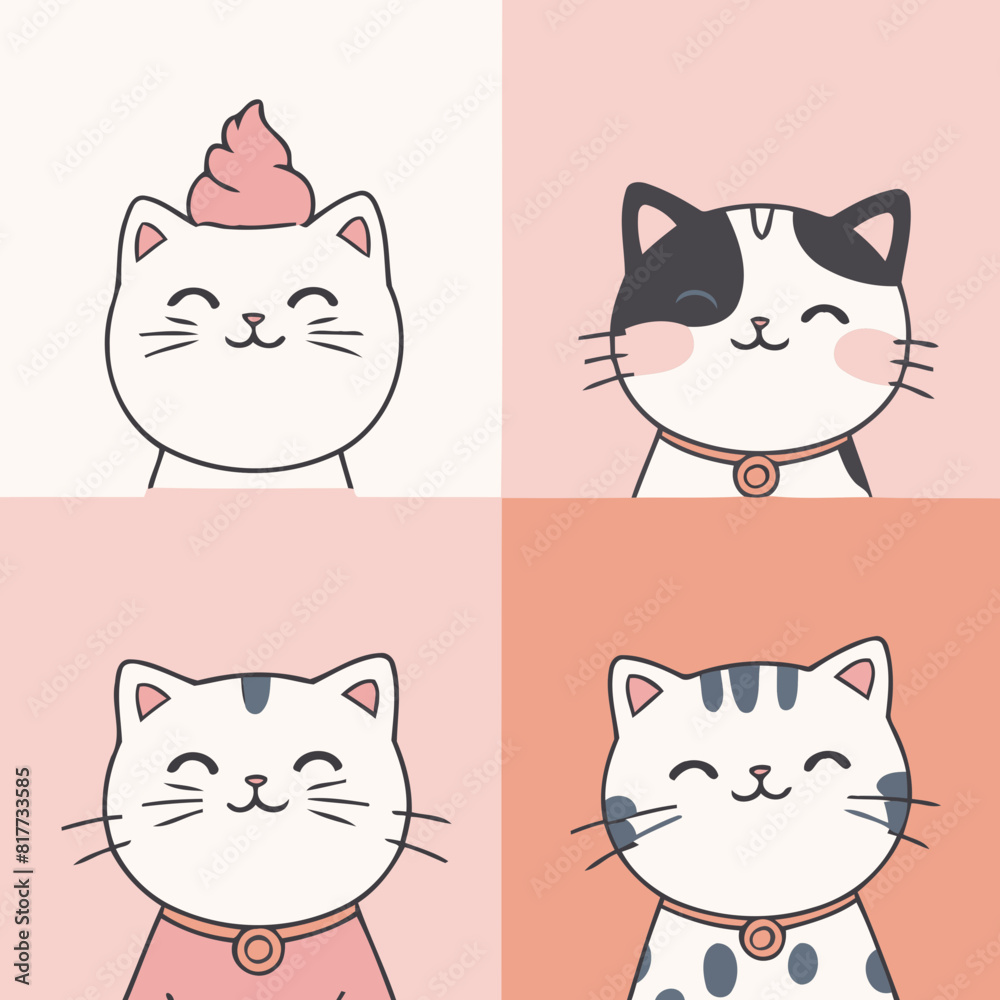 Cute Cat for kids story book vector illustration Cute Cat for kids story book vector illustration