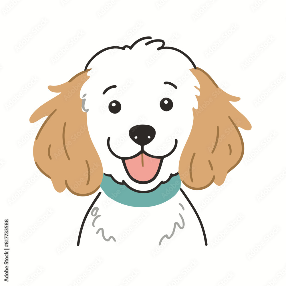 Cute Dog for toddlers vector illustration Cute Dog for toddlers vector illustration