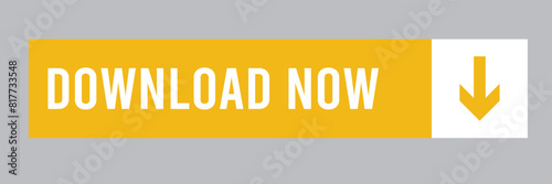 yellow download button, for website, download, data, backups, updates, documents, etc