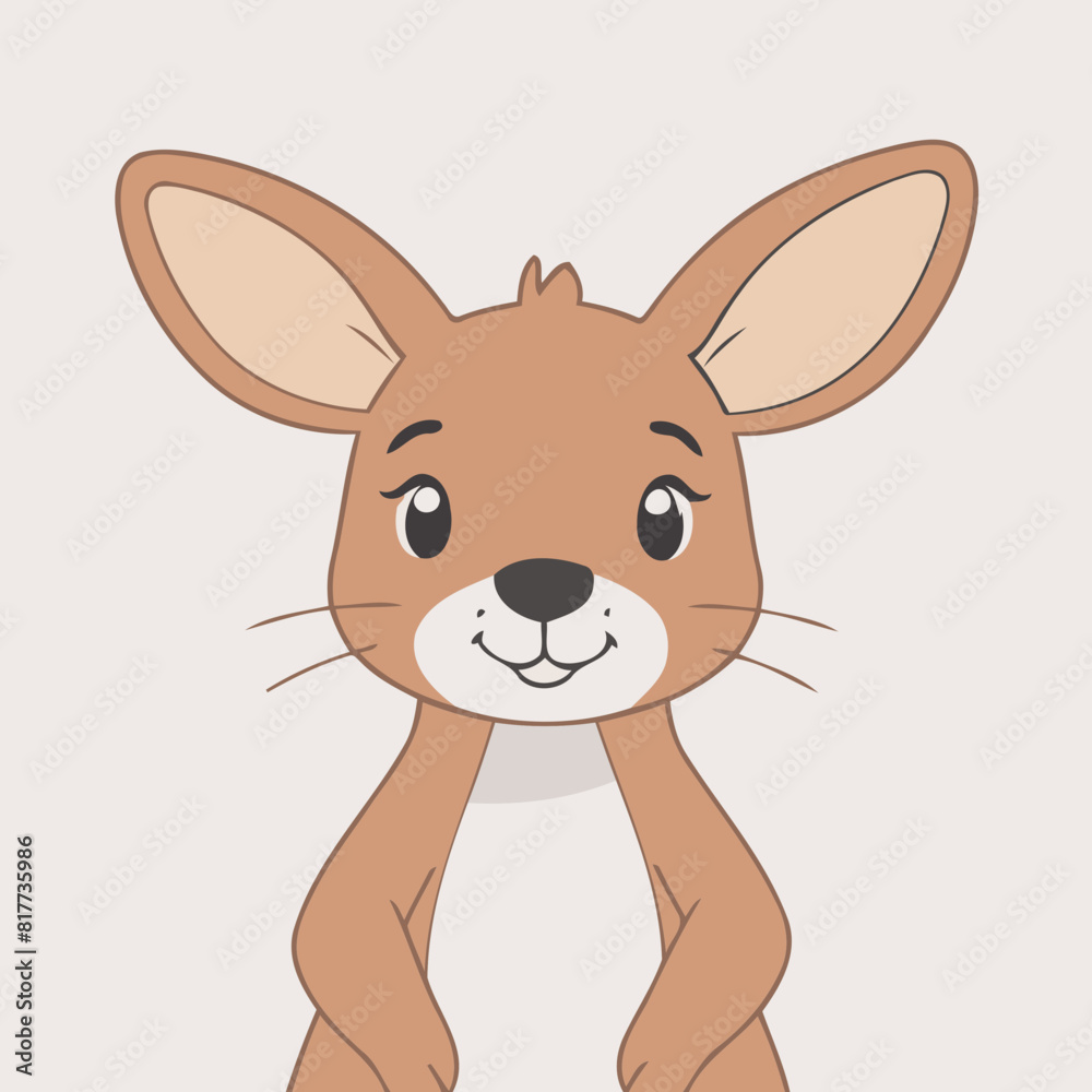 Cute Kangaroo for kids books vector illustration Cute Kangaroo for kids books vector illustration