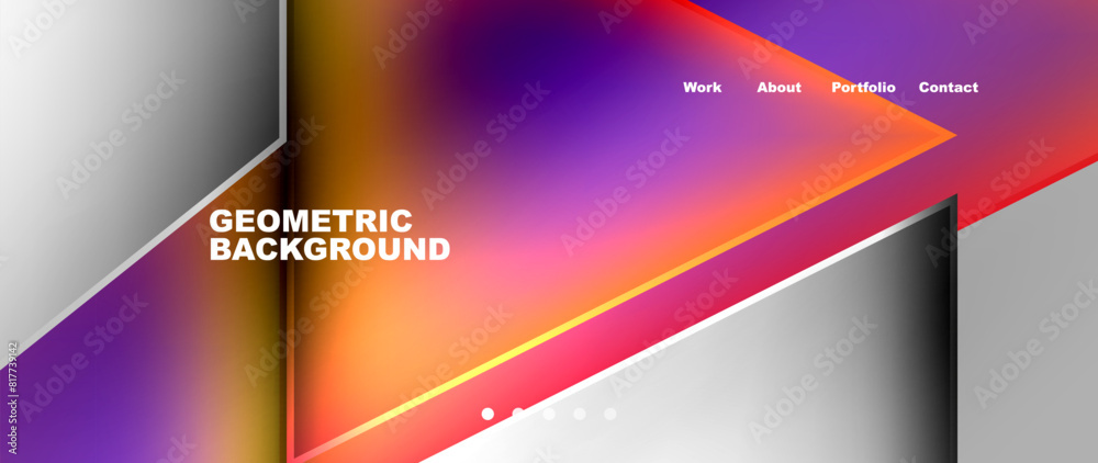 Gradient triangle geometric minimal wallpaper Gradient triangle geometric minimal wallpaper