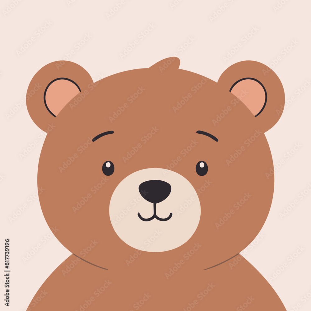 Cute Bear vector illustration for children Cute Bear vector illustration for children