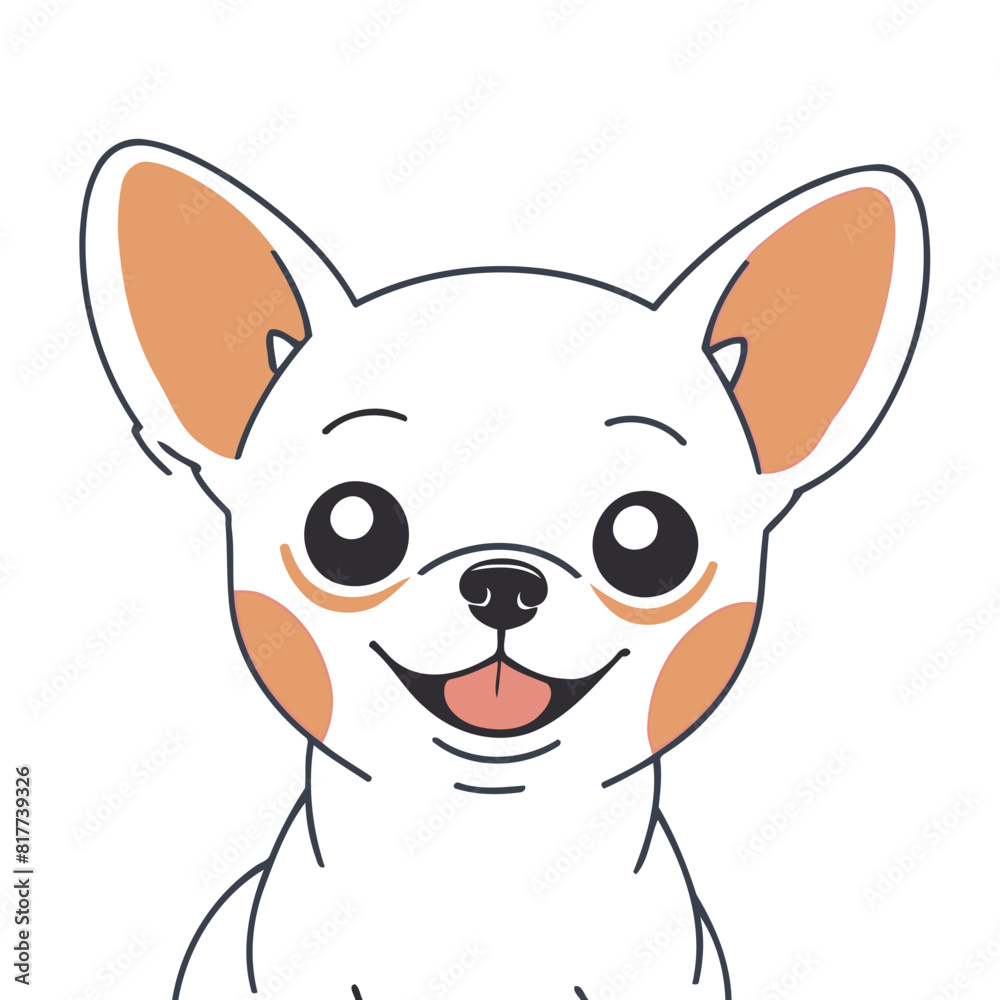 Vector illustration of a cute Dog for kids Vector illustration of a cute Dog for kids