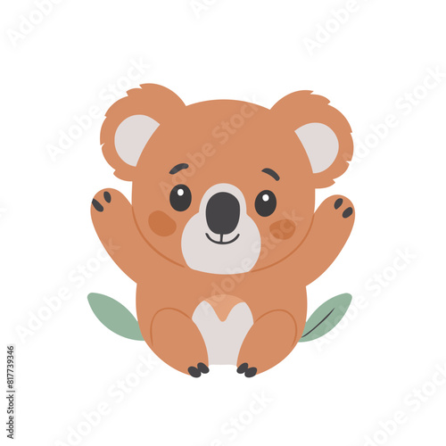 Cute vector illustration of a Koala for youngsters  picture books