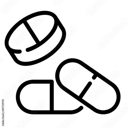 drugs outline icon