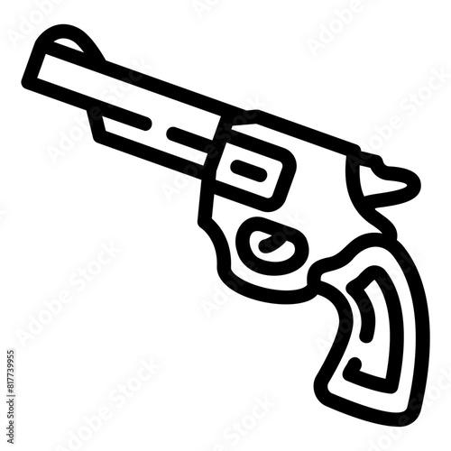 pistol outline icon photo