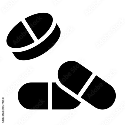 drugs glyph icon