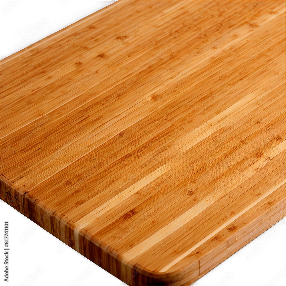 Bamboo cutting board with a juice groove and a handle showcasing its natural wood grain Bamboo cutting board with a juice groove and a handle showcasing its natural wood grain