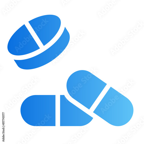 drugs gradient icon