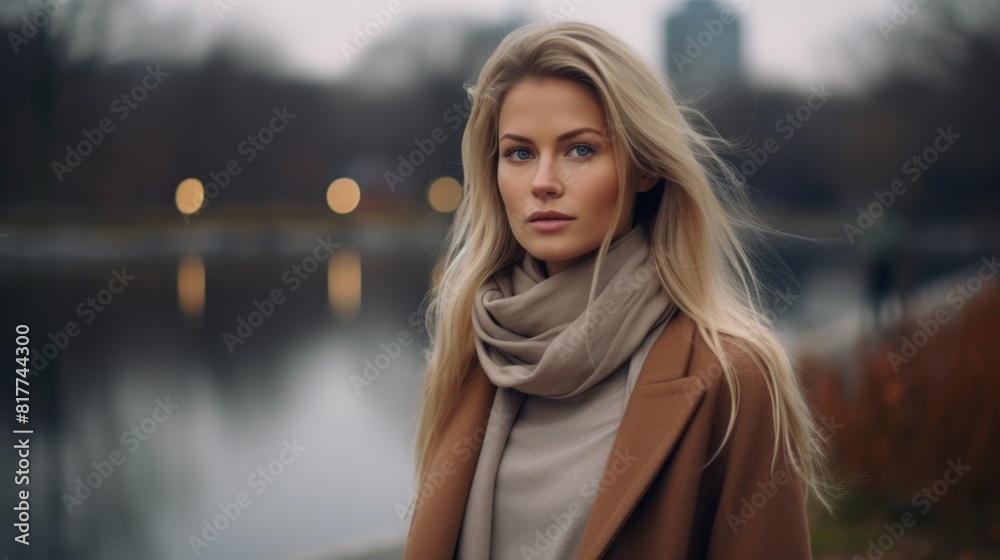 Captivating Winter Elegance: A Serene City Moment. Captivating Winter Elegance: A Serene City Moment.