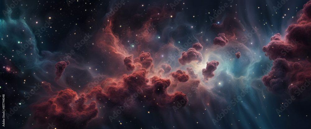 Nebula in deep space with stars
Nebula in deep space with stars