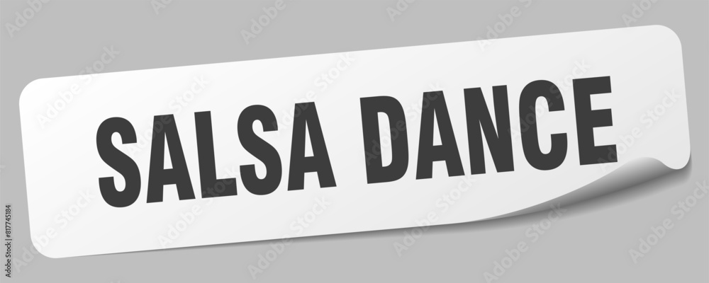 salsa dance sticker. salsa dance label salsa dance sticker. salsa dance label