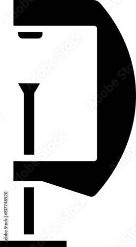 Clamp carpentry vector