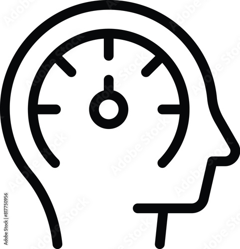 Personal development coach icon outline vector. Self development strategy. Skill improvement progress