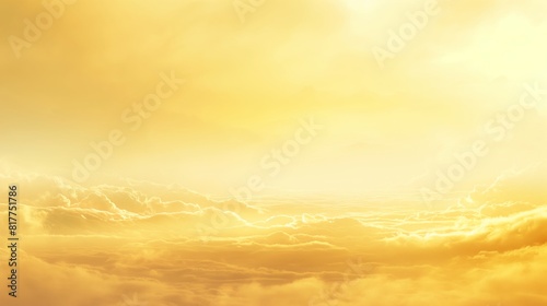beautiful gold sky landscape background