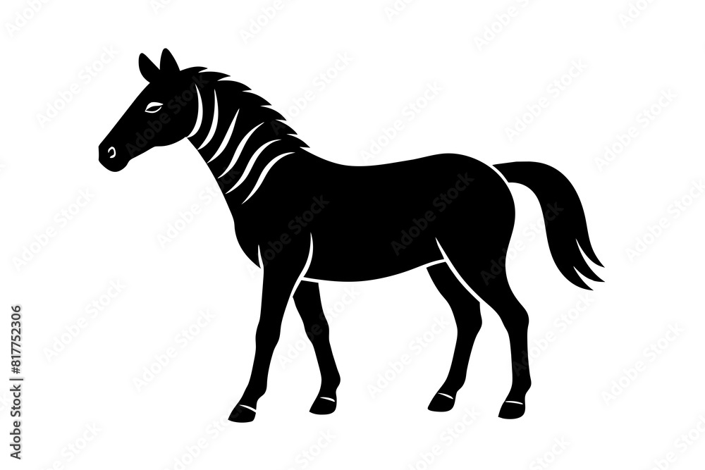 horse vector silhouette illustration horse vector silhouette illustration