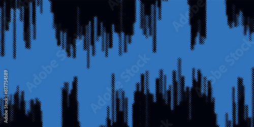 abstract and modern geometric background in halftone style eps 10