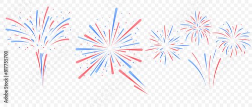4th of July USA Independence Day background, celebration. Vector illustration