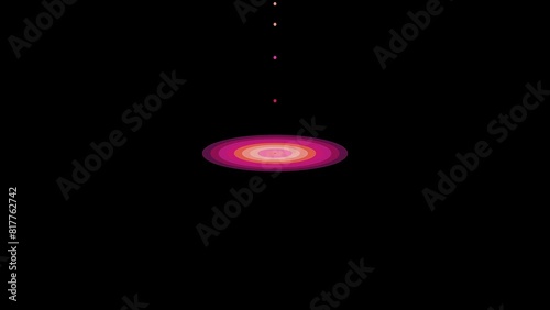 Immerse in the world of abstract elegance and featuring a mesmerizing pattern of pink and purple concentric circles. Creating a ripple effect that is both visually appealing and hypnotic.