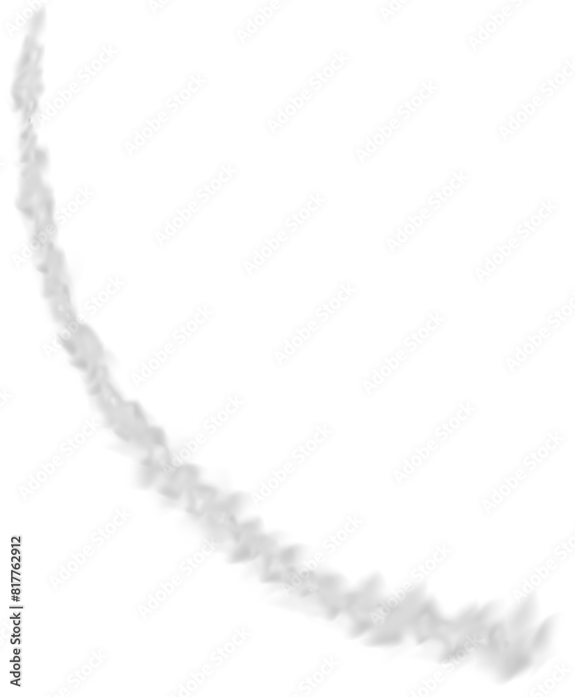 Fototapeta premium Launch Smoke Cloud