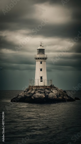 Wallpaper Mural lighthouse at dusk Torontodigital.ca