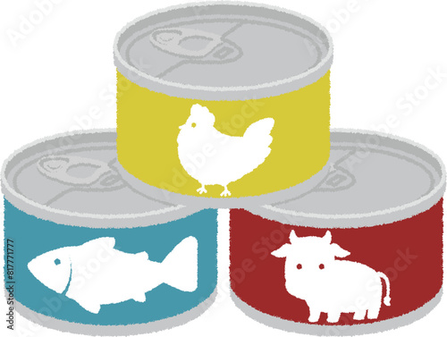 缶詰のイラスト