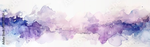 A painting of a purple line with a blue background. The painting is abstract and has a dreamy, ethereal quality to it. The colors are vibrant and the brushstrokes are loose and expressive photo