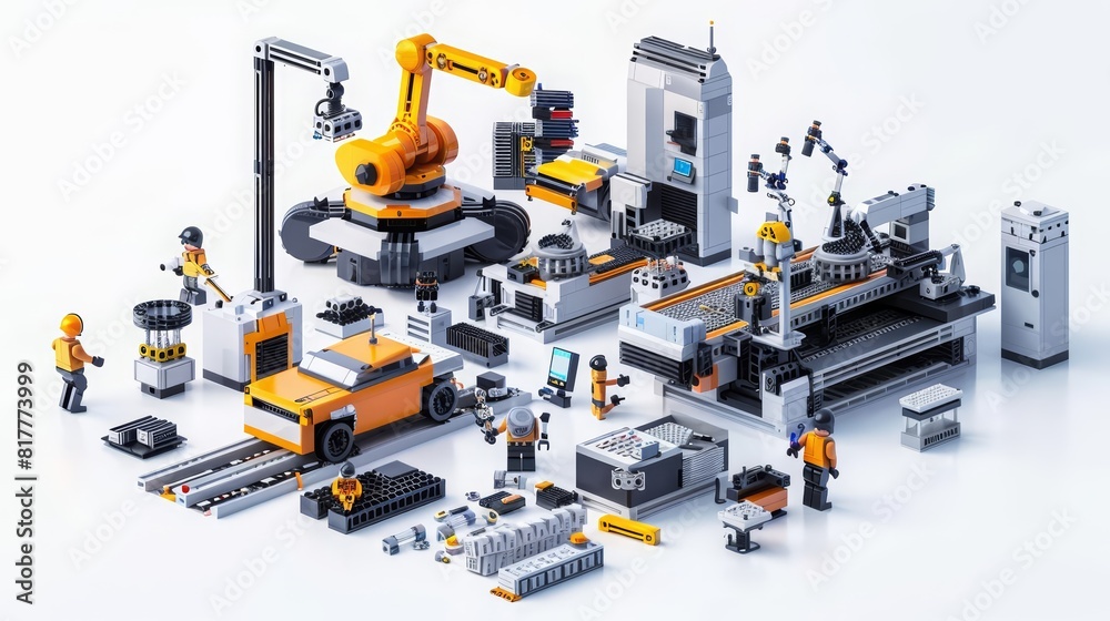 An engineer in a hightech vehicle manufacturing plant An engineer in a hightech vehicle manufacturing plant