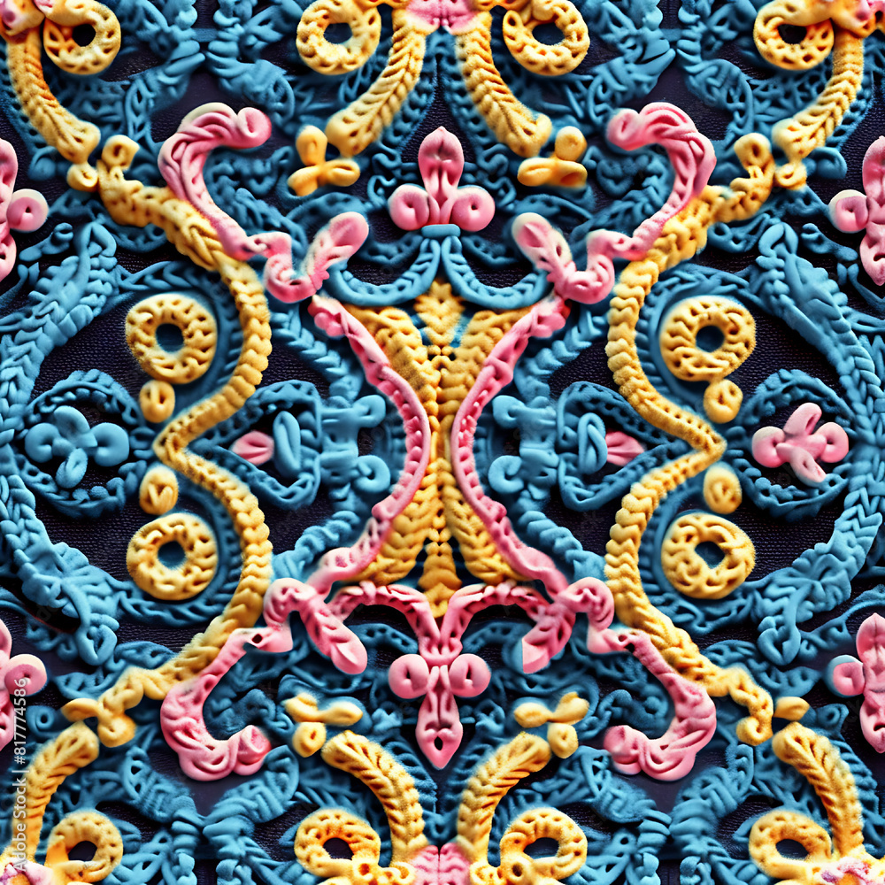 Knit Pattern Background Knit Pattern Background