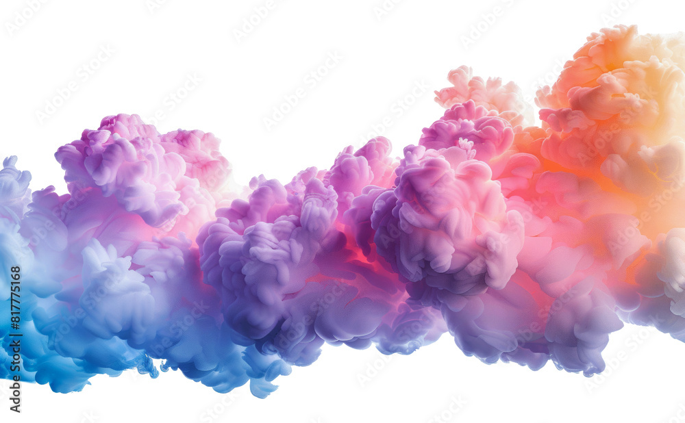 Soft pastel ink clouds merging, cut out - stock png. Soft pastel ink clouds merging, cut out - stock png.