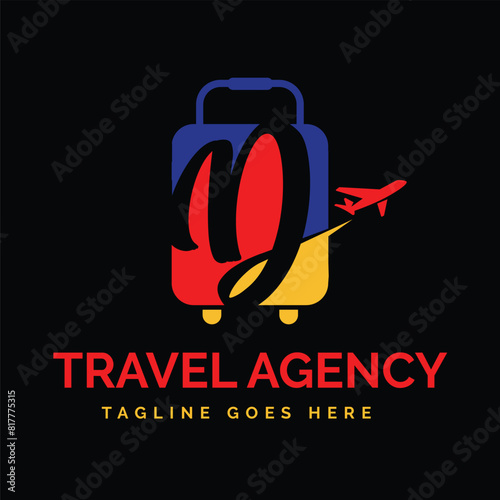 travel agency logo design vector
