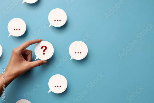 .People's questions to each other during a conversation.