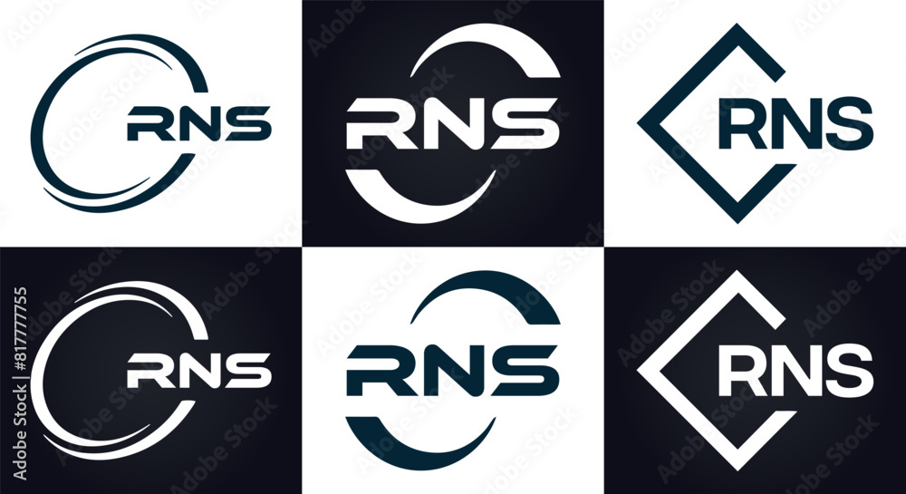 RNS logo. R N S design. White RNS letter. RNS, R N S letter logo design. R N S letter logo design in FIVE, FOUR, THREE, style. letter logo set in one artboard. R N S letter logo vector design. RNS logo. R N S design. White RNS letter. RNS, R N S letter logo design. R N S letter logo design in FIVE, FOUR, THREE, style. letter logo set in one artboard. R N S letter logo vector design.