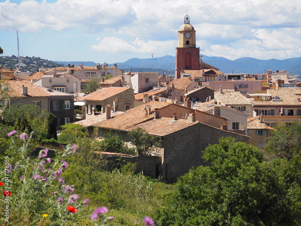 Naklejka premium Saint Tropez, Ftance