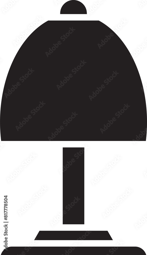 Lamp Glyph Icon