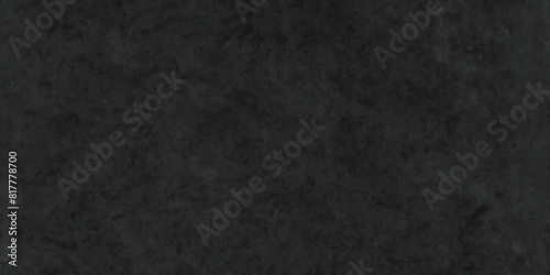 Black rough concrete old wall texture. Wall and floor with texture dark black grunge concrete stone wall background. Black grunge marble texture banner background. Grunge wall texture view space.