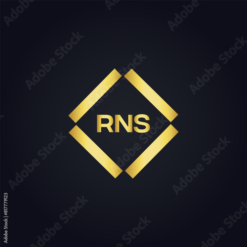 RNS logo. R N S design. White RNS letter. RNS  R N S letter logo design. R N S letter logo design in FIVE  FOUR  THREE  style. letter logo set in one artboard. R N S letter logo vector design.
