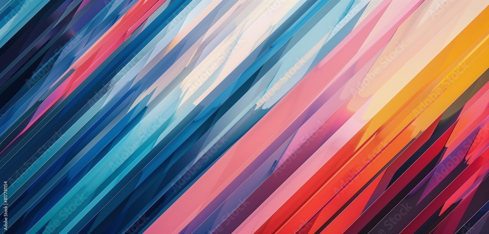 Abstract background with a variety of colors in geometric striped pattern Abstract background with a variety of colors in geometric striped pattern